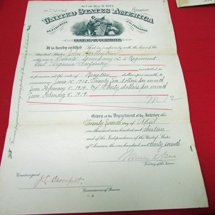  US Civil War West Virginia Soldier's Document & Wallet Group, 6th WV Infantry — image 9