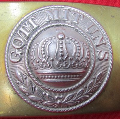  German 1895 Pattern Prussian Enlisted Buckle Two Solder Points — image 3