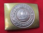 German 1895 Pattern Prussian Enlisted Buckle Two Solder Points