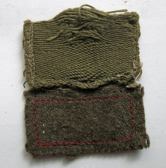 Japanese WWII Army Pocket Rank Tab, Superior Private — image 2