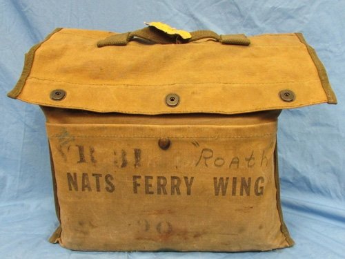  Donated US Vietnam War, US Navy Aircraft Manual Lot & Canvas Satchel — image 2