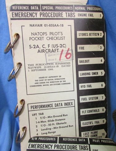  Donated US Vietnam War, US Navy Aircraft Manual Lot & Canvas Satchel — image 5