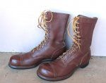 US WWII Army Issue Airborne Jump Boots, 10 1/2 C