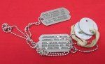 US WWII Dog Tag Double Set, WWI & Early WWII …