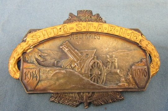  Austrian WWI Patriotic Badge, Weltkrieg 1914-16 — image 2