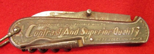  Japanese WWII, Soldiers Patriotic Pocket Knife, — image 3