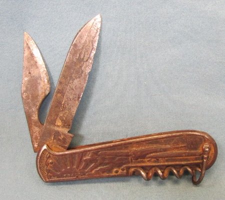  Japanese WWII, Soldiers Patriotic Pocket Knife, — image 4