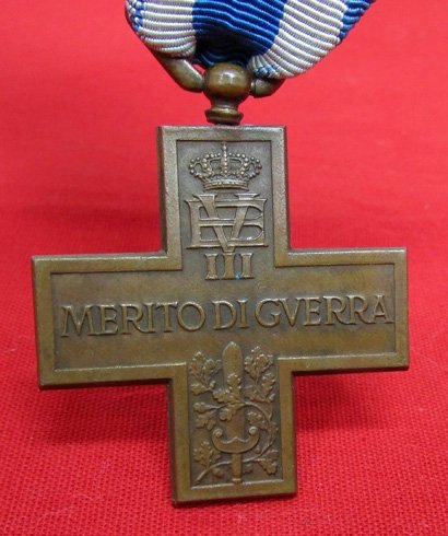  Italian WWI Cross for Valor Medal Ribbon — image 4