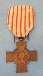 French Croix du Combatant Medal and Ribbon