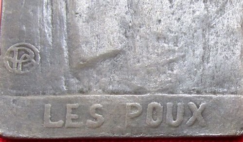  French WWI Patriotic Bronze Plaque, Les Poux (Lice) — image 3