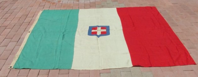  Italian WWII Wool Flag, 5 x 6 Feet — image 2