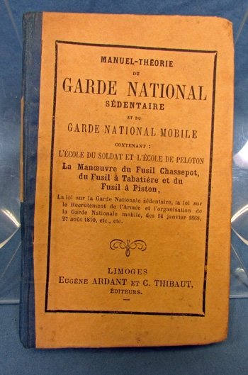  French, Franco-Prussian War Era, Garde-Nationale Infantry Drill Book — image 3