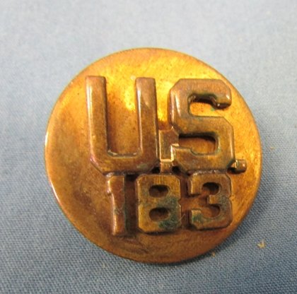  US Pre WWII Army Screwback Enlisted Disc, US 183 — image 2