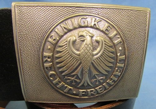  German Cold War Era Bundeswehr Belt and Buckle Set, 100 cm — image 3
