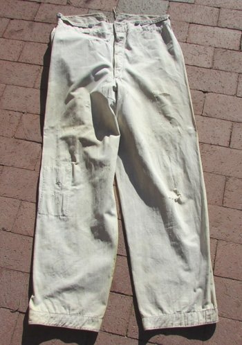  German Pre WWI, White  IssueTrousers, 1906 B.A.G. — image 2