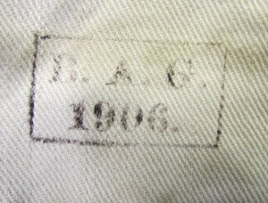  German Pre WWI, White  IssueTrousers, 1906 B.A.G. — image 6
