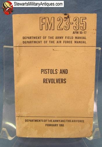  US Korean War FM 23-35 Pistols and Revolvers, February 1953 — image 3