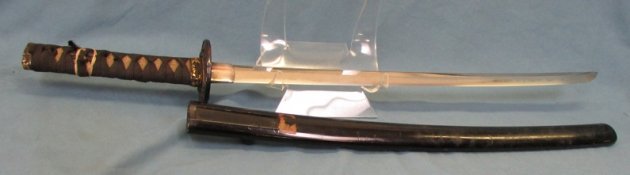  Japanese Samurai Era Wakizashi, 21.5 Inch Blade — image 6