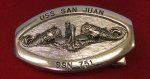 US Cold War Era, USS San Juan SSN 751, Souvenir …