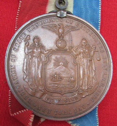  US Civil War, New York Gettysburg Veterans Medal, 1863-1893 — image 4