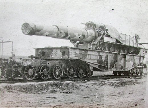  WWI Camouflage Railroad Gun Real Photo Postcard — image 3