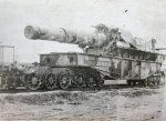 WWI Camouflage Railroad Gun Real Photo Postcard