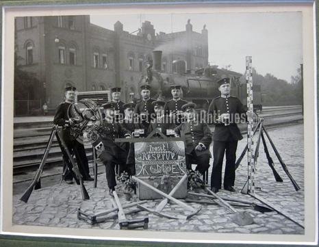  German Pre WWI, Unit Photograph Album, Railway Operations Company, 1904-1906 — image 10