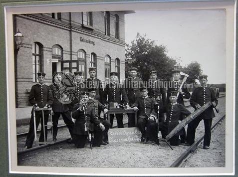  German Pre WWI, Unit Photograph Album, Railway Operations Company, 1904-1906 — image 7