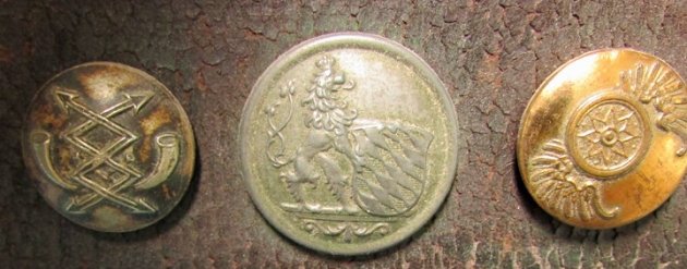  German WWI Hate Belt Prussian Enlisted Buckle, 30 Pieces of Insignia Plus a Buckle — image 7