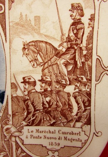  French Crimean War, Italian Campaign, Marshall Canrobert Decorative Plate — image 5
