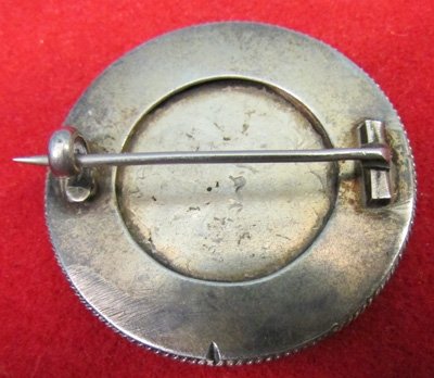  British Enameled Crown Coin Brooch, George III, 1760-1820 — image 4