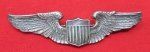 US WWII USAAF 3 Inch Pilot Wings, Blackington, Sterling