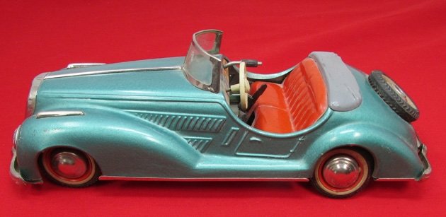  German, Post WWII, Clockwork Mercedes Roadster, US Zone Germany — image 2