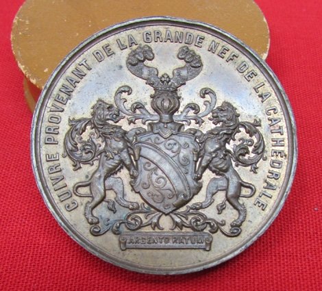  French Franco-Prussian War, Bombardment of Strasbourg Medal — image 3