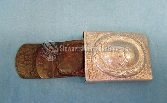  German WWII Luftwaffe Drooptail Buckle & Tab, R.S.&S 1936 — image 2