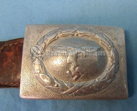  German WWII Luftwaffe Drooptail Buckle & Tab, R.S.&S 1936 — image 3