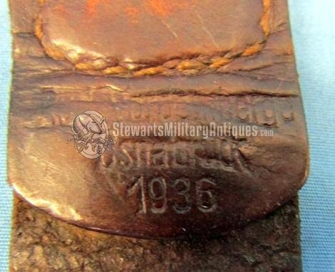  German WWII Luftwaffe Drooptail Buckle & Tab, R.S.&S 1936 — image 4