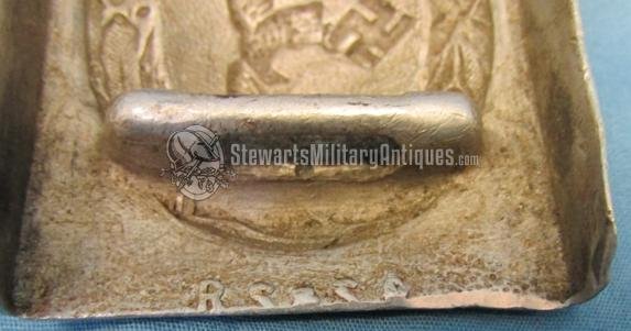  German WWII Luftwaffe Drooptail Buckle & Tab, R.S.&S 1936 — image 6