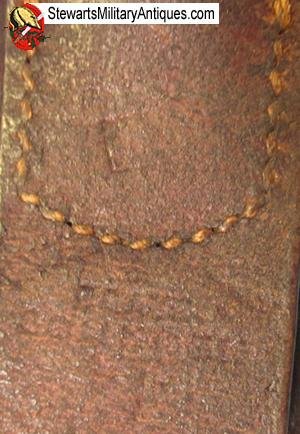  German WWII Pebbled Aluminum Army Buckle and 1937 Dated Belt — image 5