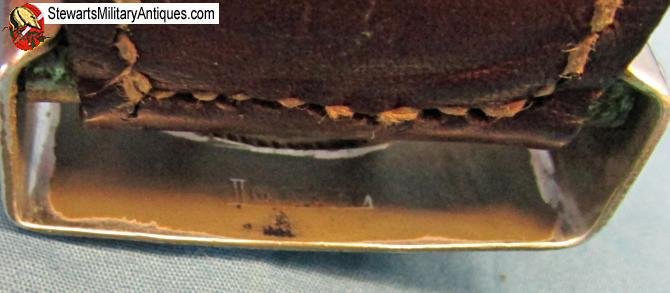  German WWII Army Service Belt & Buckle Set, 1936 Dated  — image 5