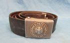 German WWII Army Service Belt & Buckle Set, 1936 Dated