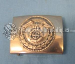  German WWII NSKK Enlisted Buckle, Mobile Swastika — image 2