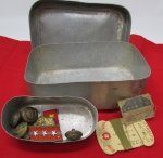 Japanese WWII Insignia & Messkit Grouping