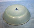 Japanese WWII Enameled Steel Navy Bowl, Battlefield Recovered