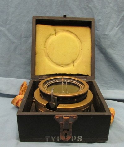  British WWII, RAAF, Spitfire Aircraft Type P8 Compass & Transport Box — image 5