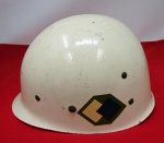 US WWII M1 Helmet Liner, 96th Division, Westinghouse Mfg.
