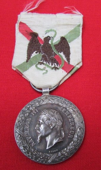  French 2nd Empire, Mexican Intervention Campaign Medal 1862/1863 — image 2