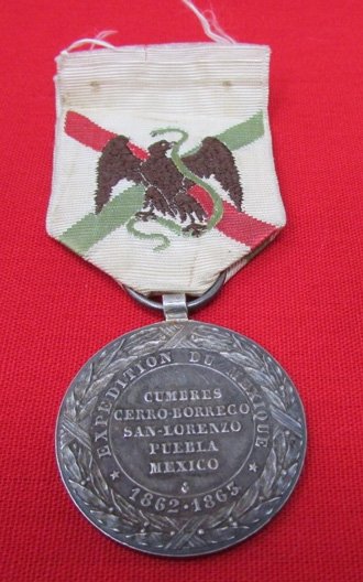  French 2nd Empire, Mexican Intervention Campaign Medal 1862/1863 — image 4