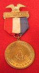 US, Pre WWI, Fort Riley Kansas, Souvenir Medal, 1908 War …