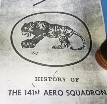  French WWI 75mm Shell Vase, US 141st Aero Squadron, France 1918 — image 8